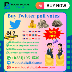 Buy Twitter poll votes