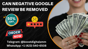 Can negative google review be removed